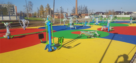 Благоустройство парка в пос. Совхоза «Крекшино»