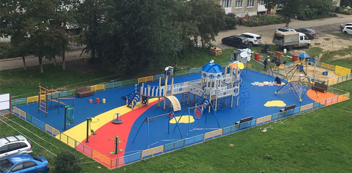 Детская площадка в г. Фряново