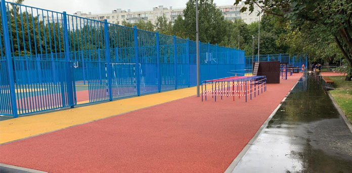 Благоустройство Школы № 1400